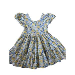 Janie And Jack The Everyday Puff Sleeve Floral Dress